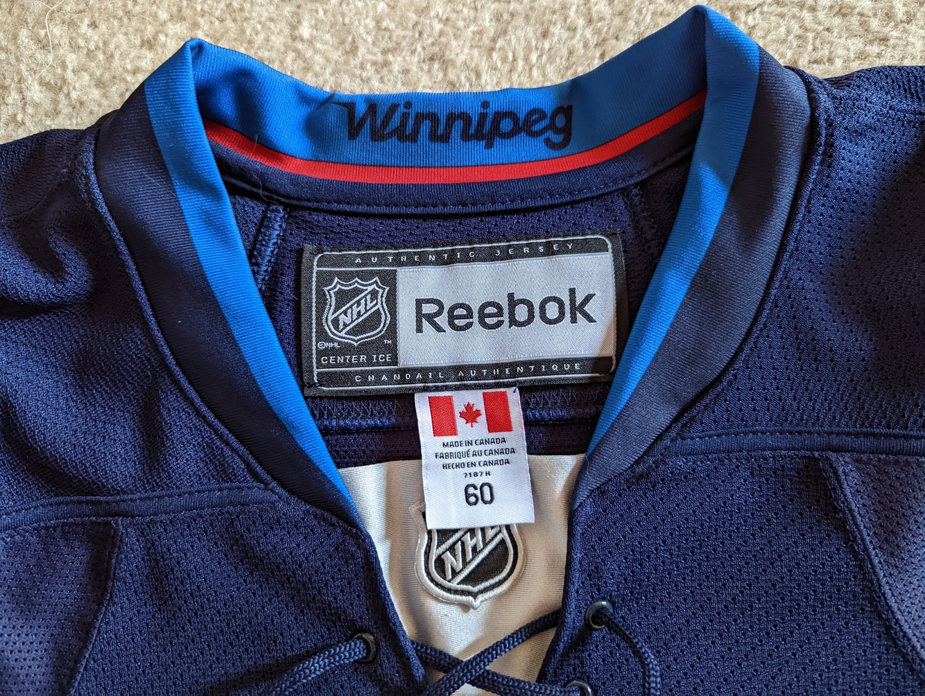 Reebok - 【Reebok】NHL Winnipeg Jets ゲームシャツ A-3449 Reebok Women's Premier NHL Jersey Winnipeg Jets Dustin