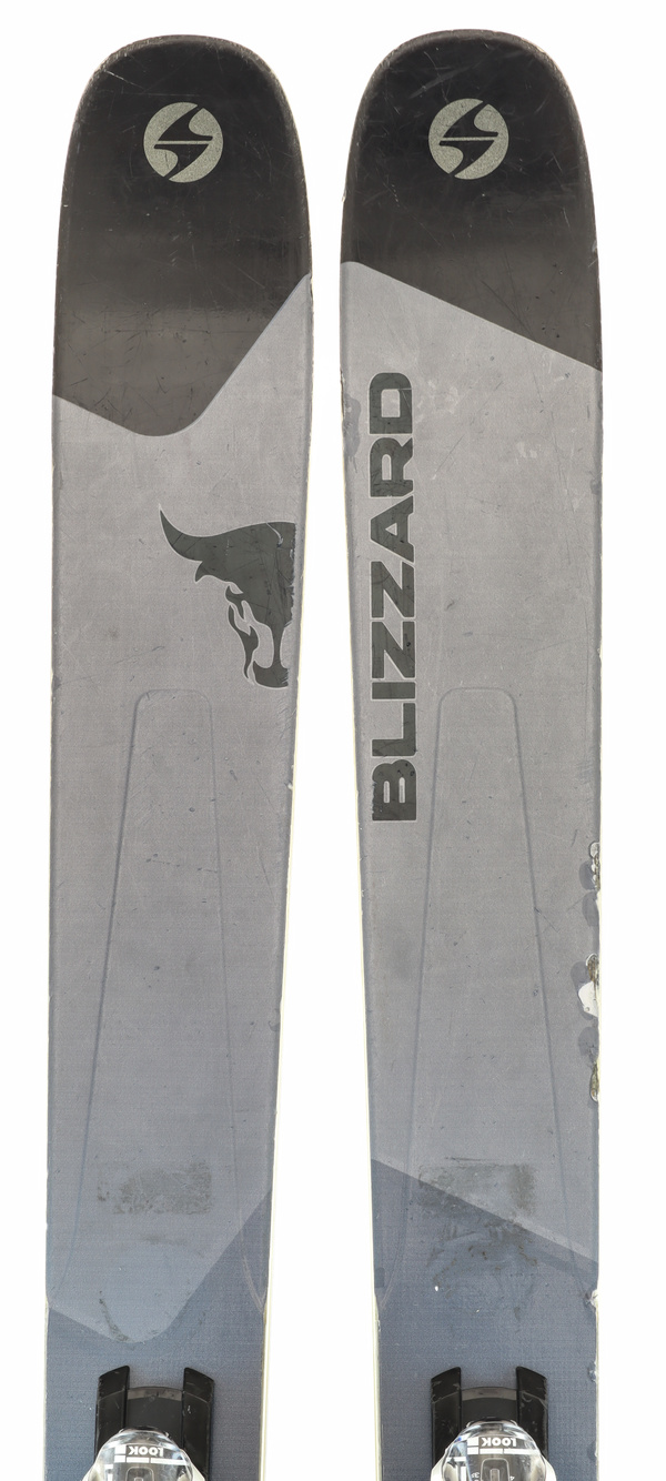 Used 2018 Blizzard Rustler 10 Demo Ski with Bindings Size