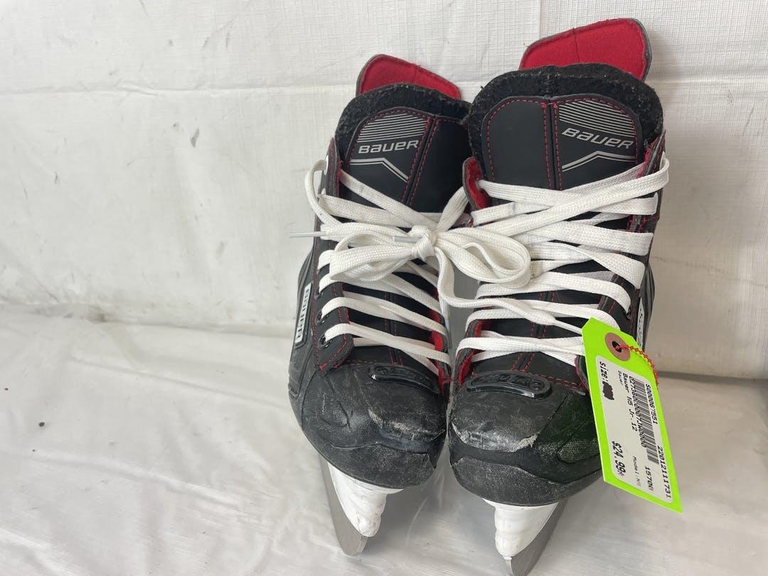 Used Bauer N5 Junior 12 Youth Ice Hockey Skates SidelineSwap