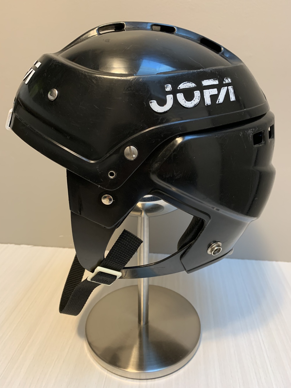 Jofa 366 Pro Stock Hockey Helmet Mario Lemieux Replica Used