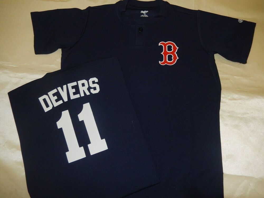 0218 Boys Youth Boston Red Sox RAFAEL DEVERS Pullover Baseball JERSEY