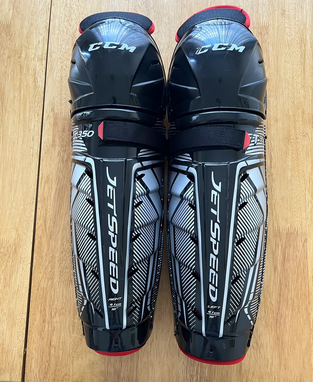 CCM JetSpeed FT350 Shin Pads SidelineSwap