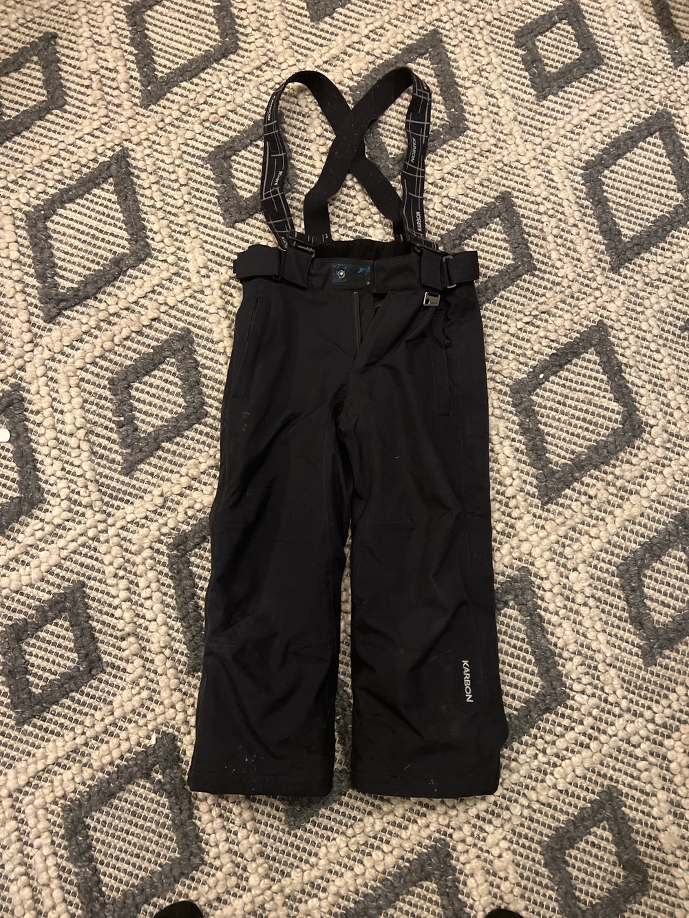 Black Unisex Size 6 Karbon Ski Pants SidelineSwap