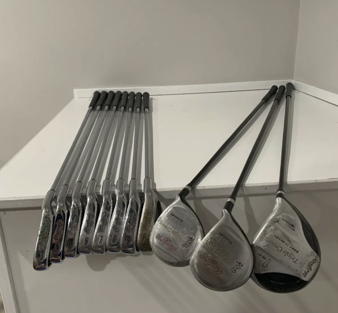 RARE Rawlings Triple Crown Complete Golf Set, 3 Iron Through Driver