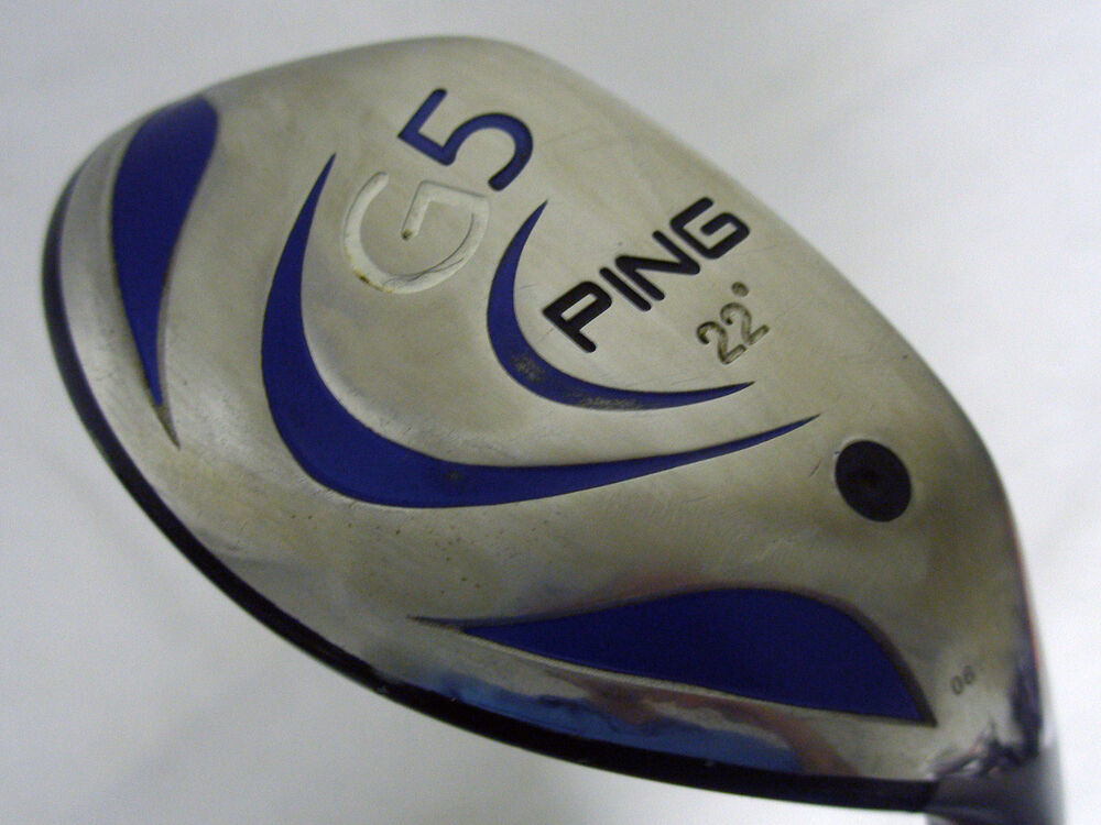 Ping G5 22* Hybrid (Grafalloy ProLaunch Blue, STIFF) Rescue Golf Club