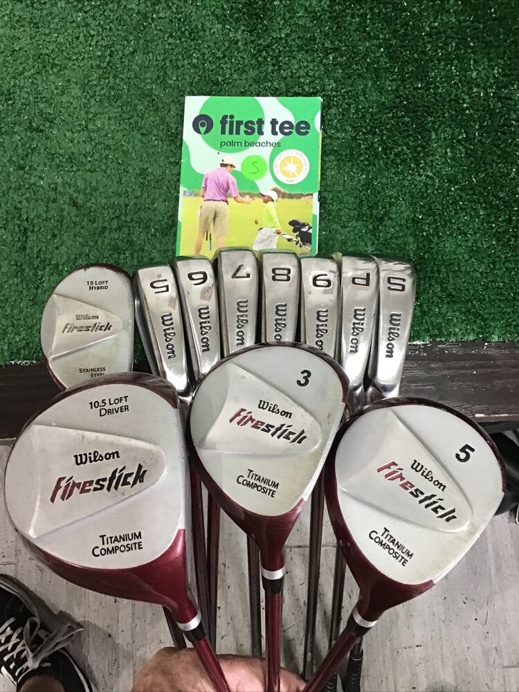 Wilson Firestick Complete Golf Set Woods & Irons Regular Graphite