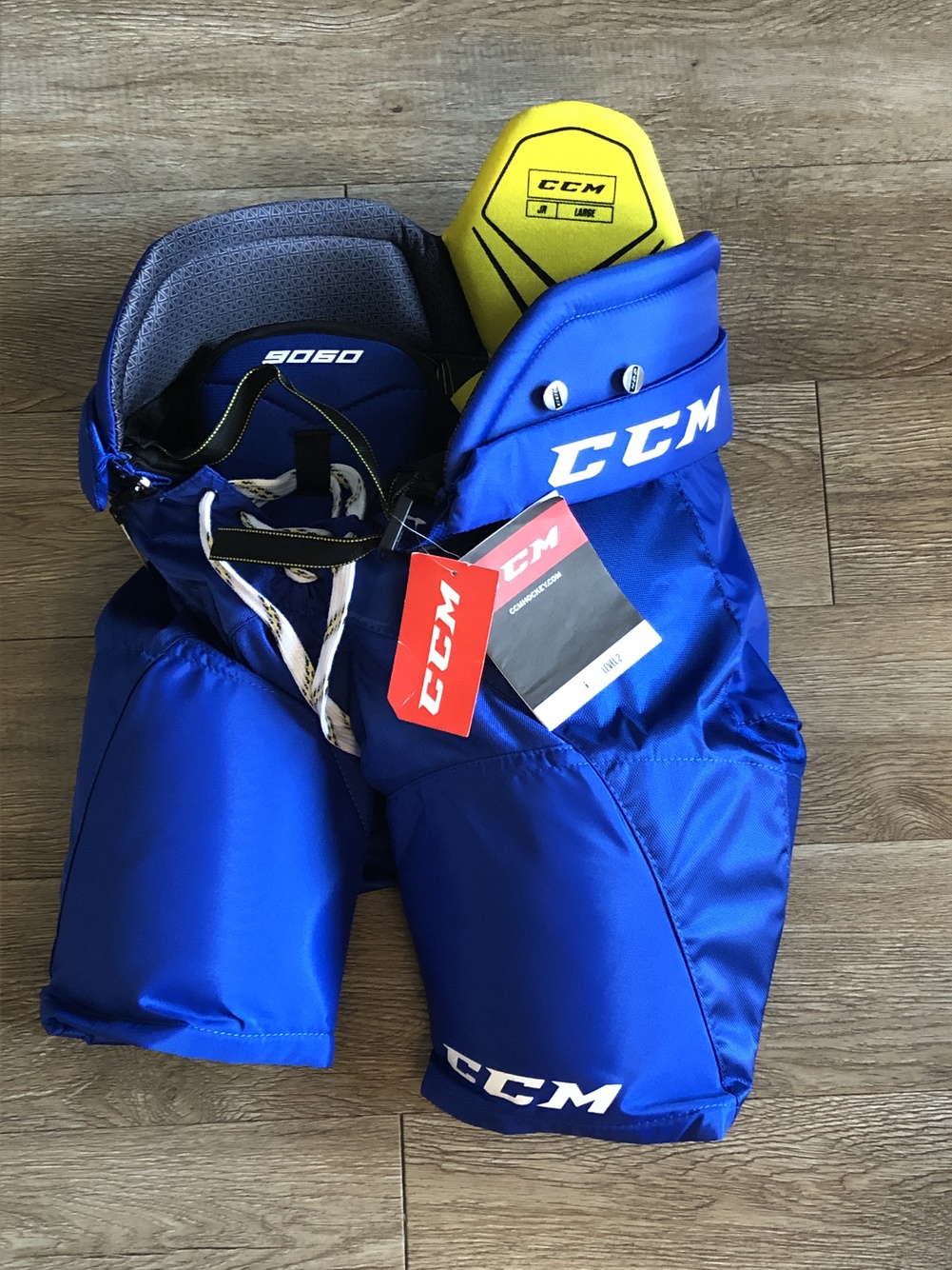 Junior New Large CCM Tacks 9060 Hockey Pants (Royal Blue) SidelineSwap