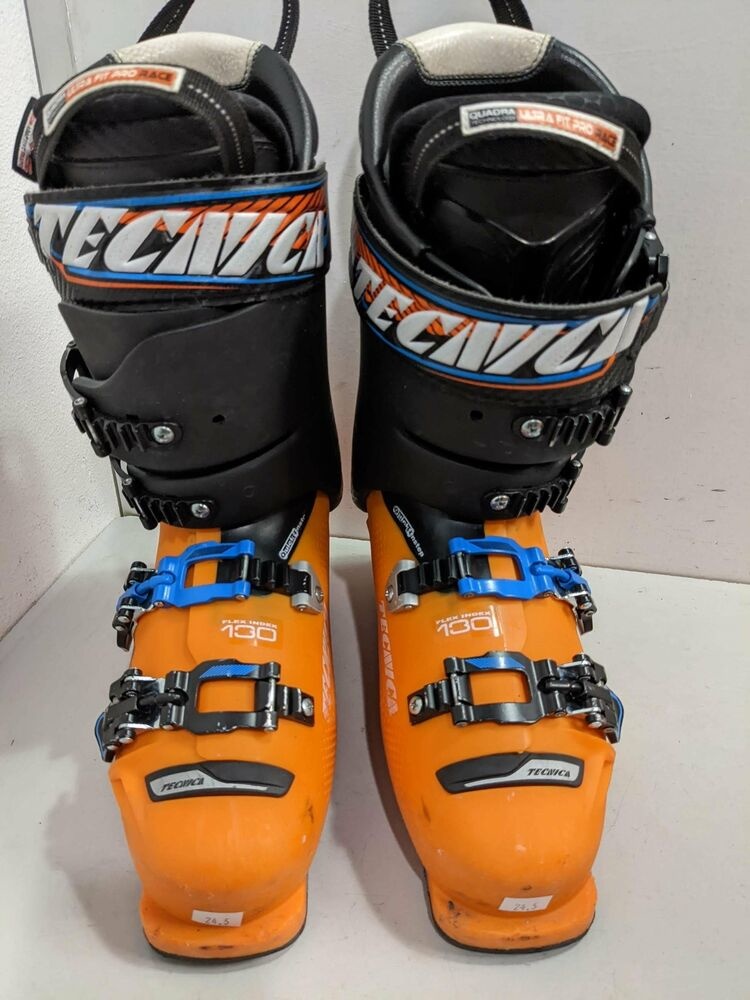 tecnica ski boots orange