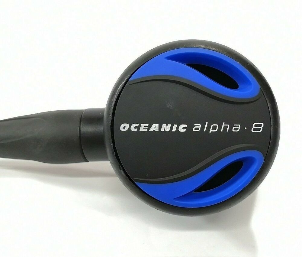 Oceanic Alpha 8 Regulator 2nd Stage Scuba Dive New Purge Cover 28" hose
