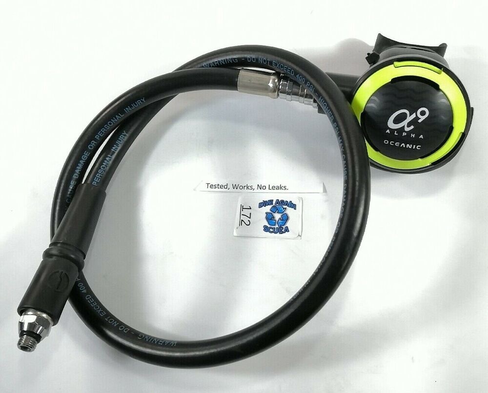 Oceanic Alpha 9 Second 2nd Stage Regulator Scuba Dive Diving New Purge