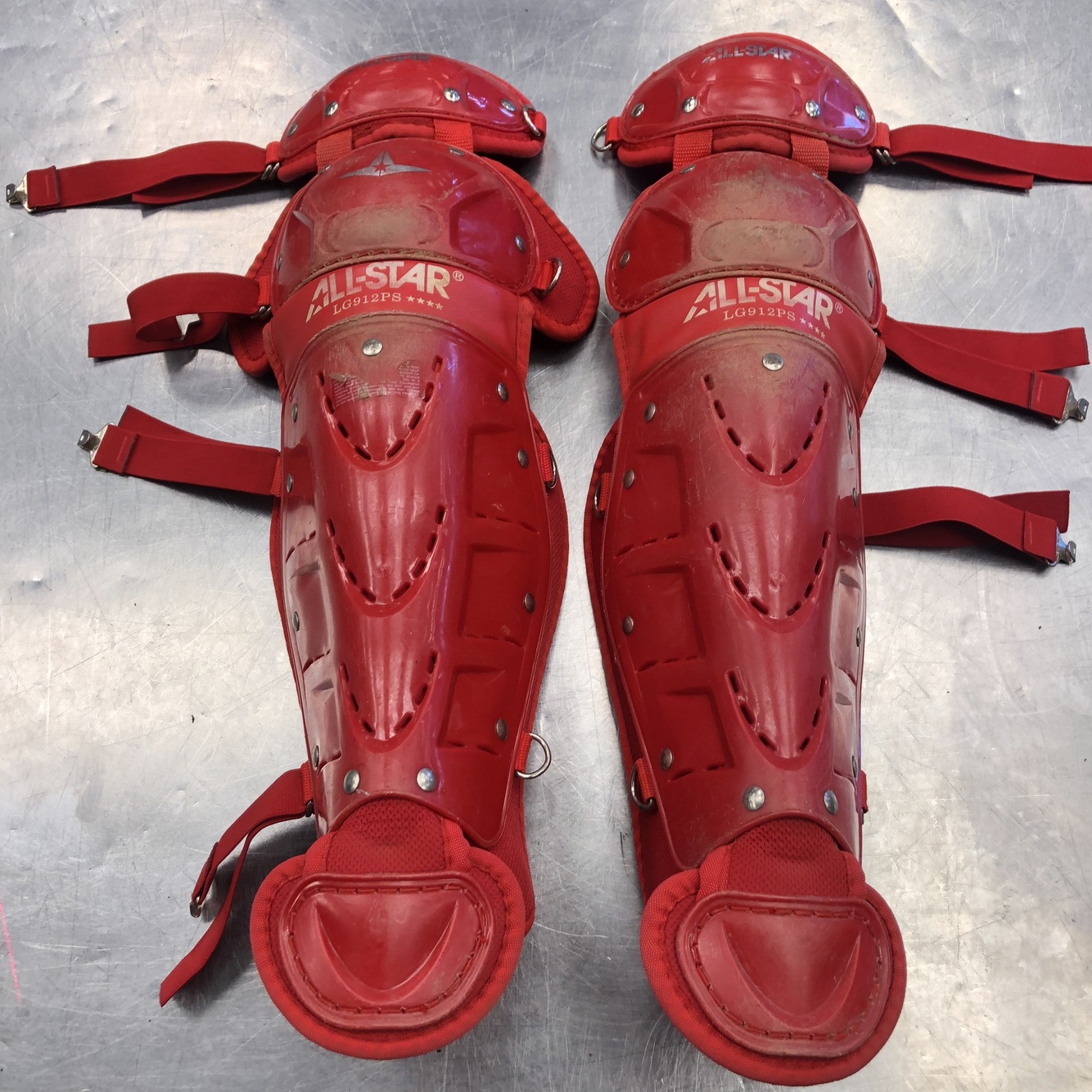 All Star Used Youth Catcher's Shin Guards SidelineSwap