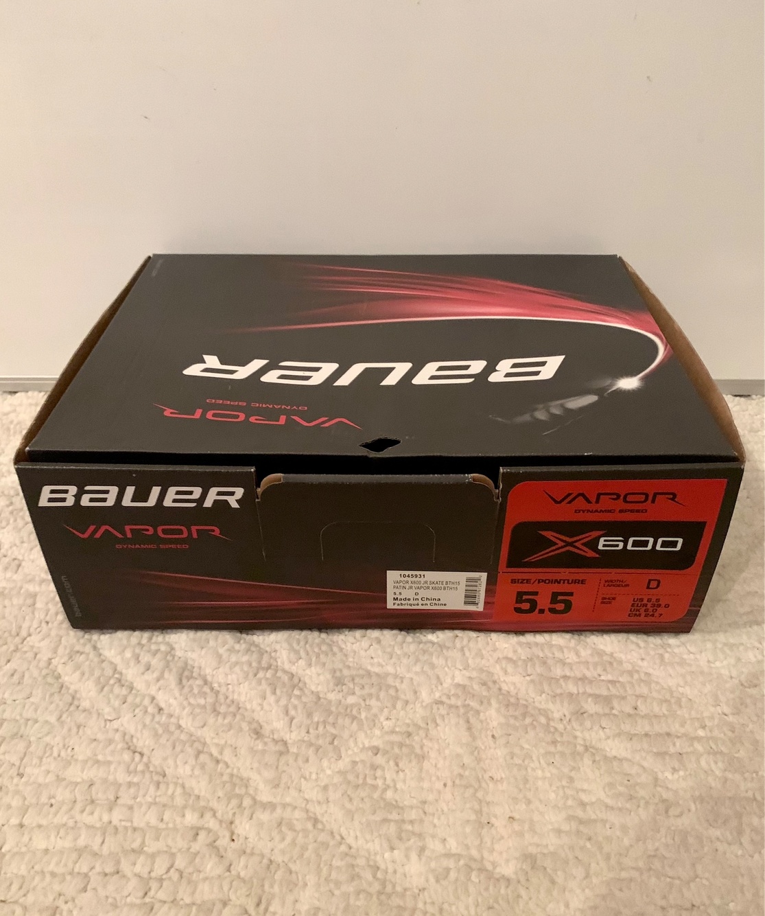 bauer vapor x600 skates junior