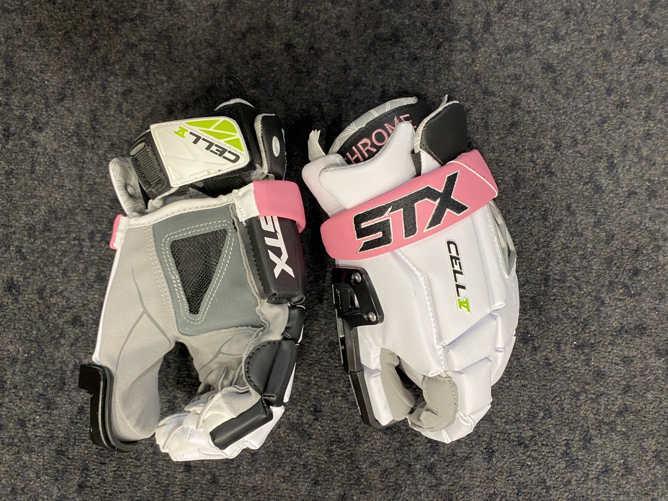 New PLL Chrome STX Cell V Goalie Gloves 13" SidelineSwap