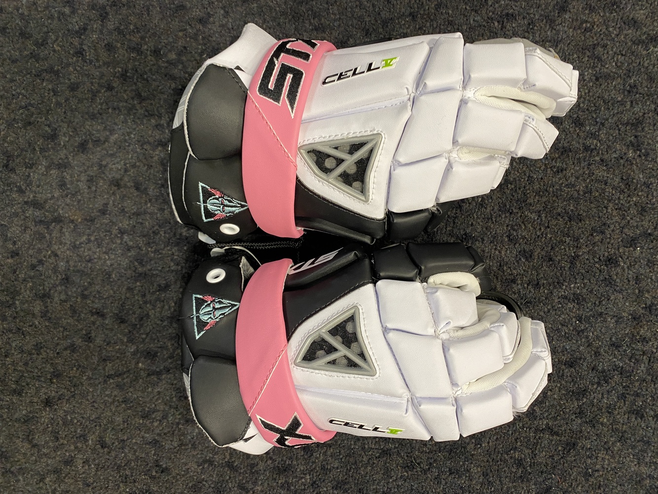 New PLL Chrome STX Cell V Goalie Gloves 13" SidelineSwap