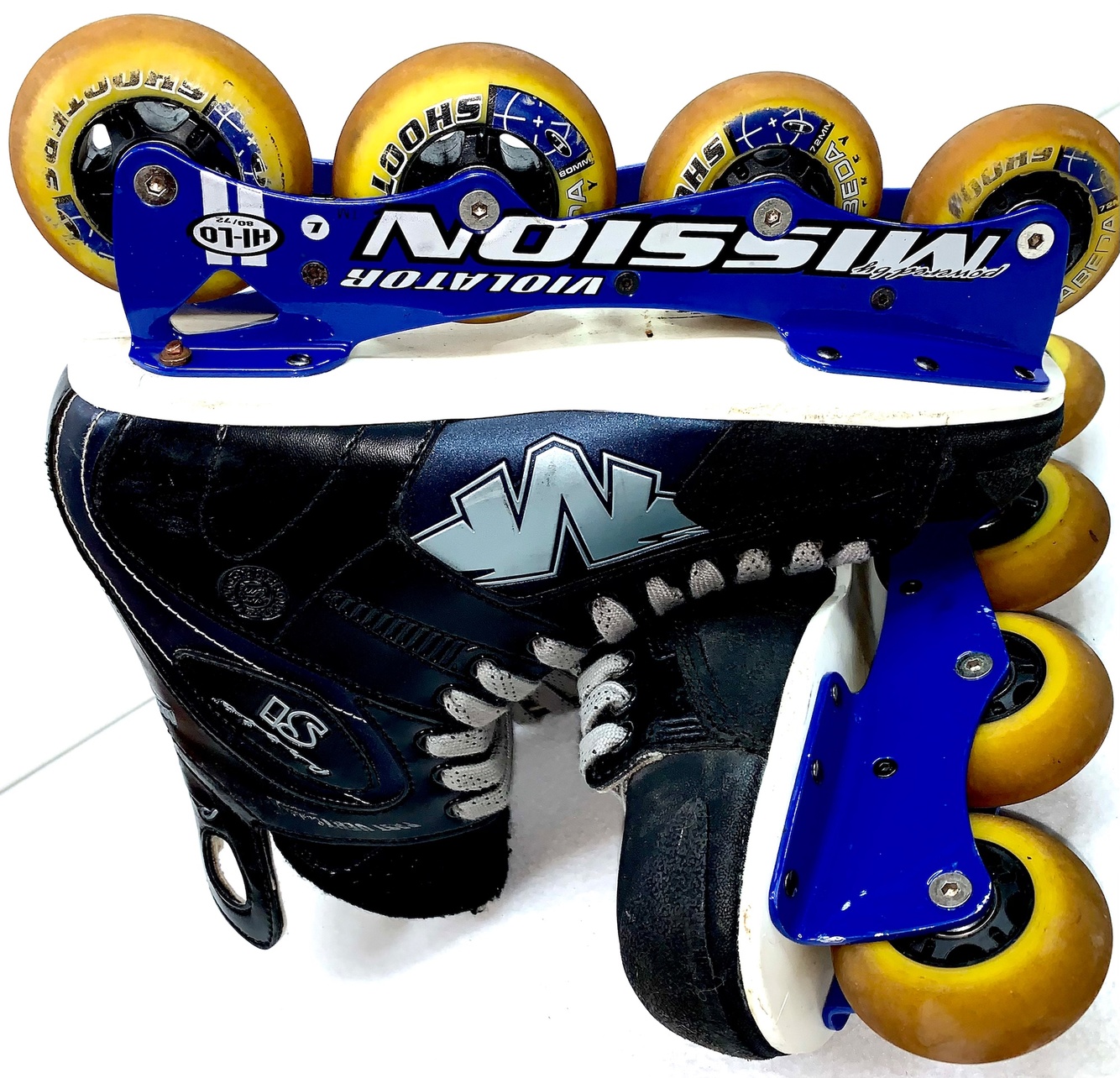 Mission Proto Si Violator Inline Hockey Roller Skates Size 12D (12 US