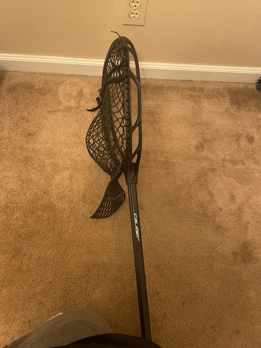 COMPLETE Goalie Stick Lacrosse Maverik Caliber Shaft & Warrior Nemesis 3 Head SidelineSwap