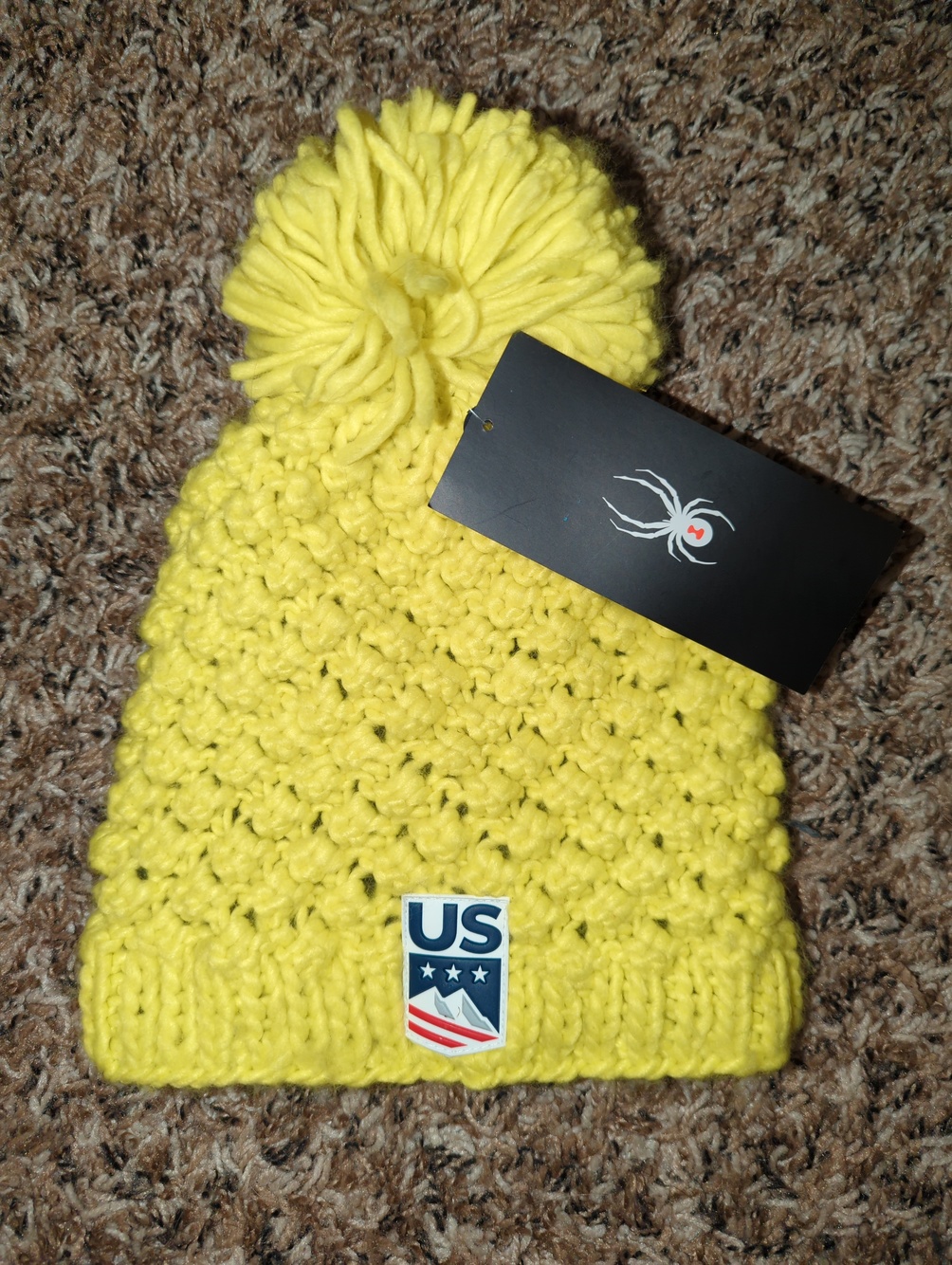 US Ski Team Green Adult Unisex New Small Spyder Hat SidelineSwap
