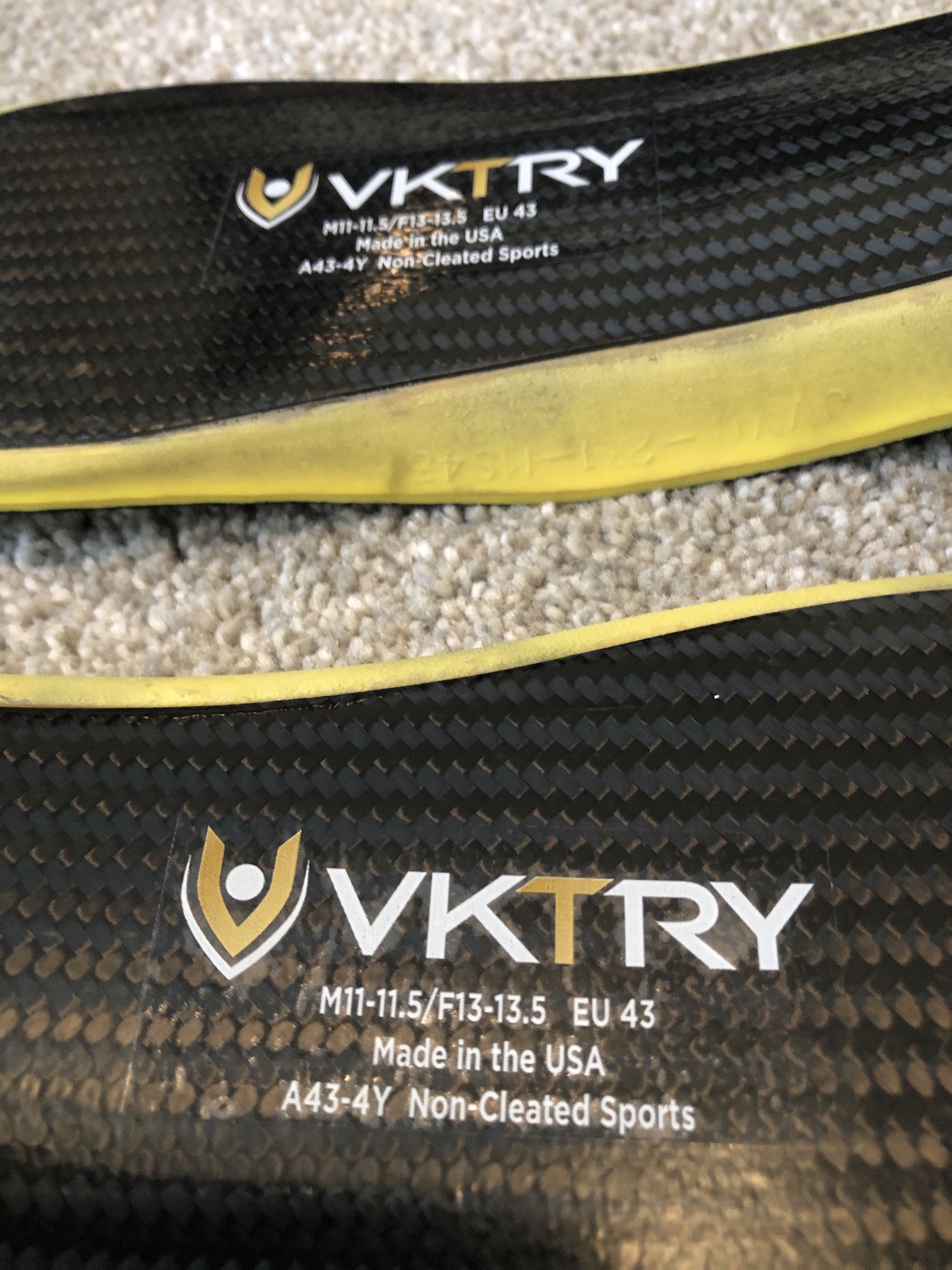 VKTRY carbon fiber Insoles SidelineSwap
