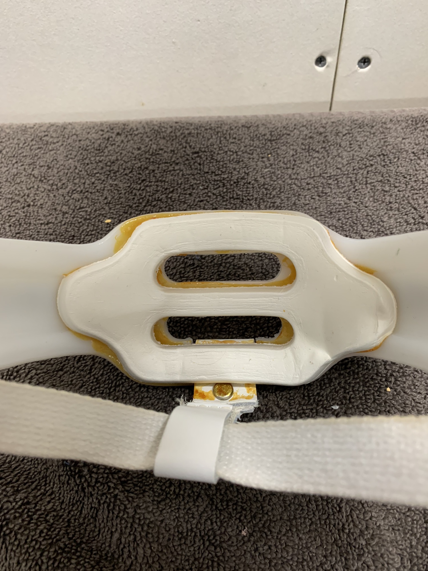 VINTAGE COOPER SK300 HOCKEY HELMET WITH RARE CCM JAW GUARD