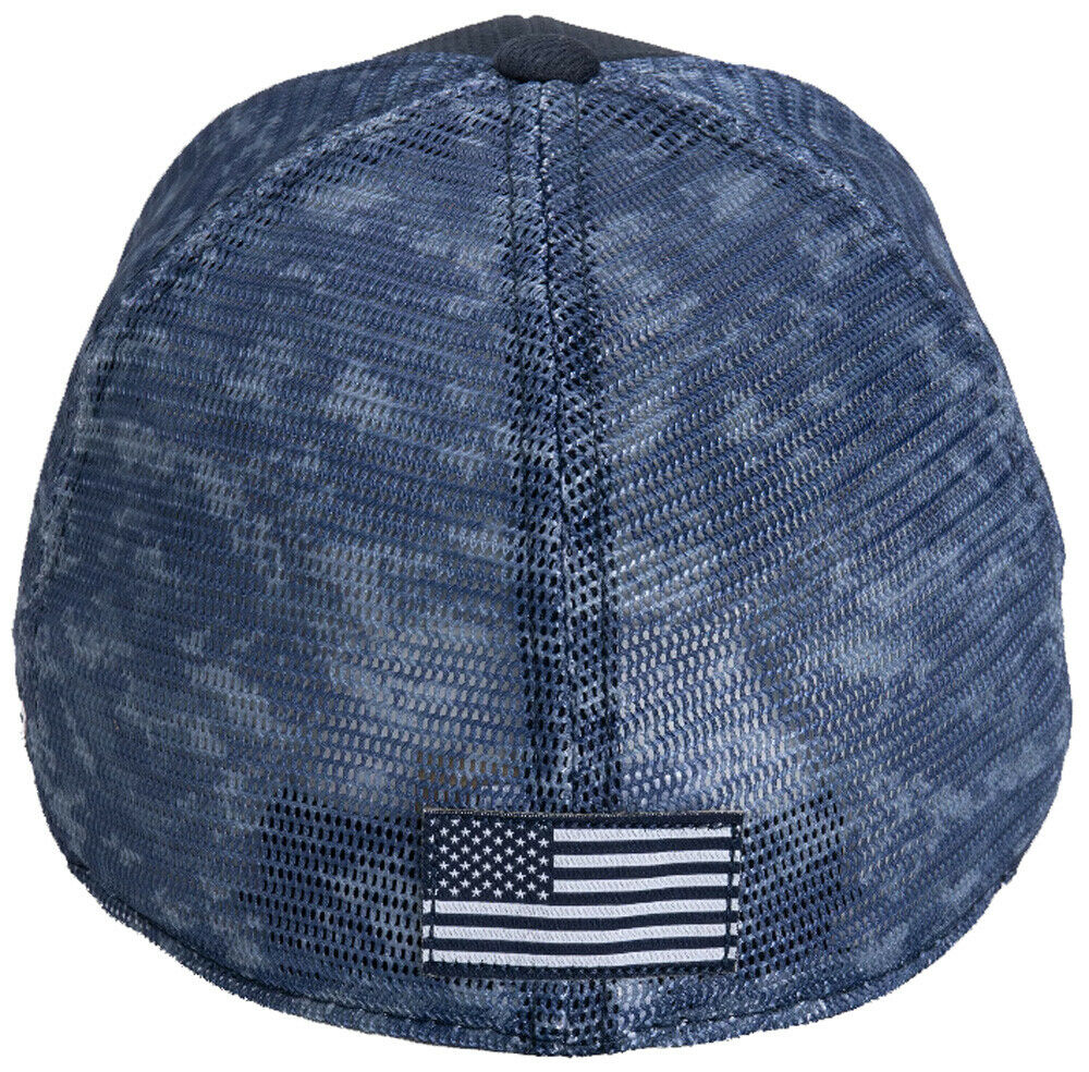 NEW Black Clover Live Lucky BC Freedom 11 Fitted L/XL Navy Camo Golf