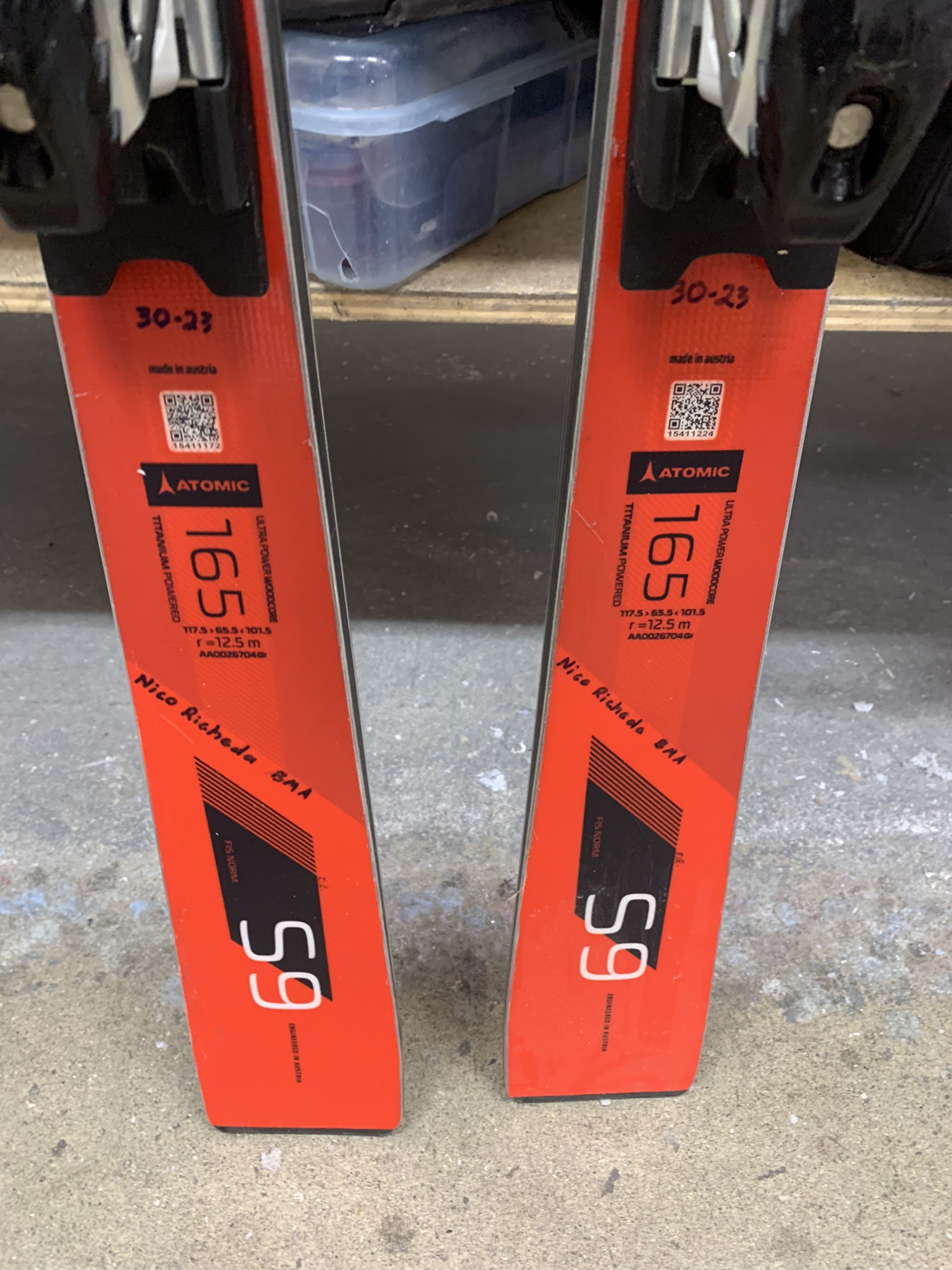 ①ATOMIC Redstar SL 165CM 2025 Atomic Redster FIS S9 ICON SL Skis