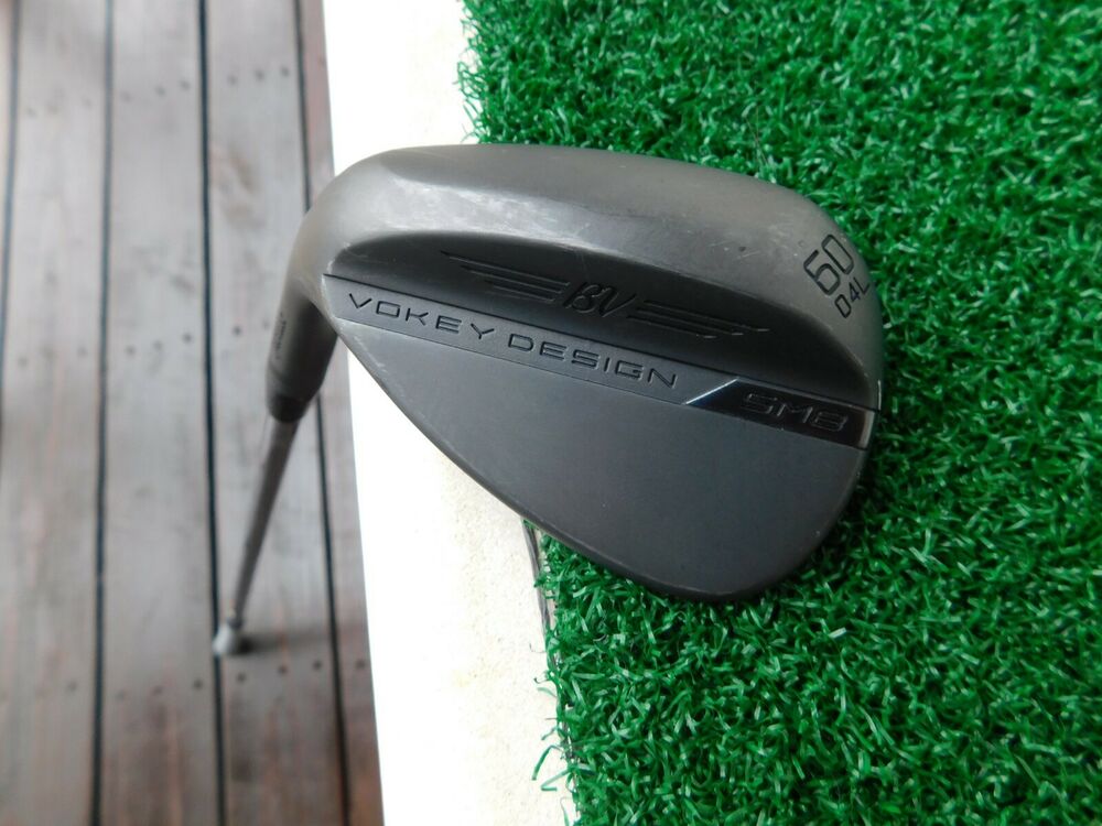 Titleist Vokey SM8 Jet Black 60.04L Lob Wedge w/ Wedge Flex Shaft