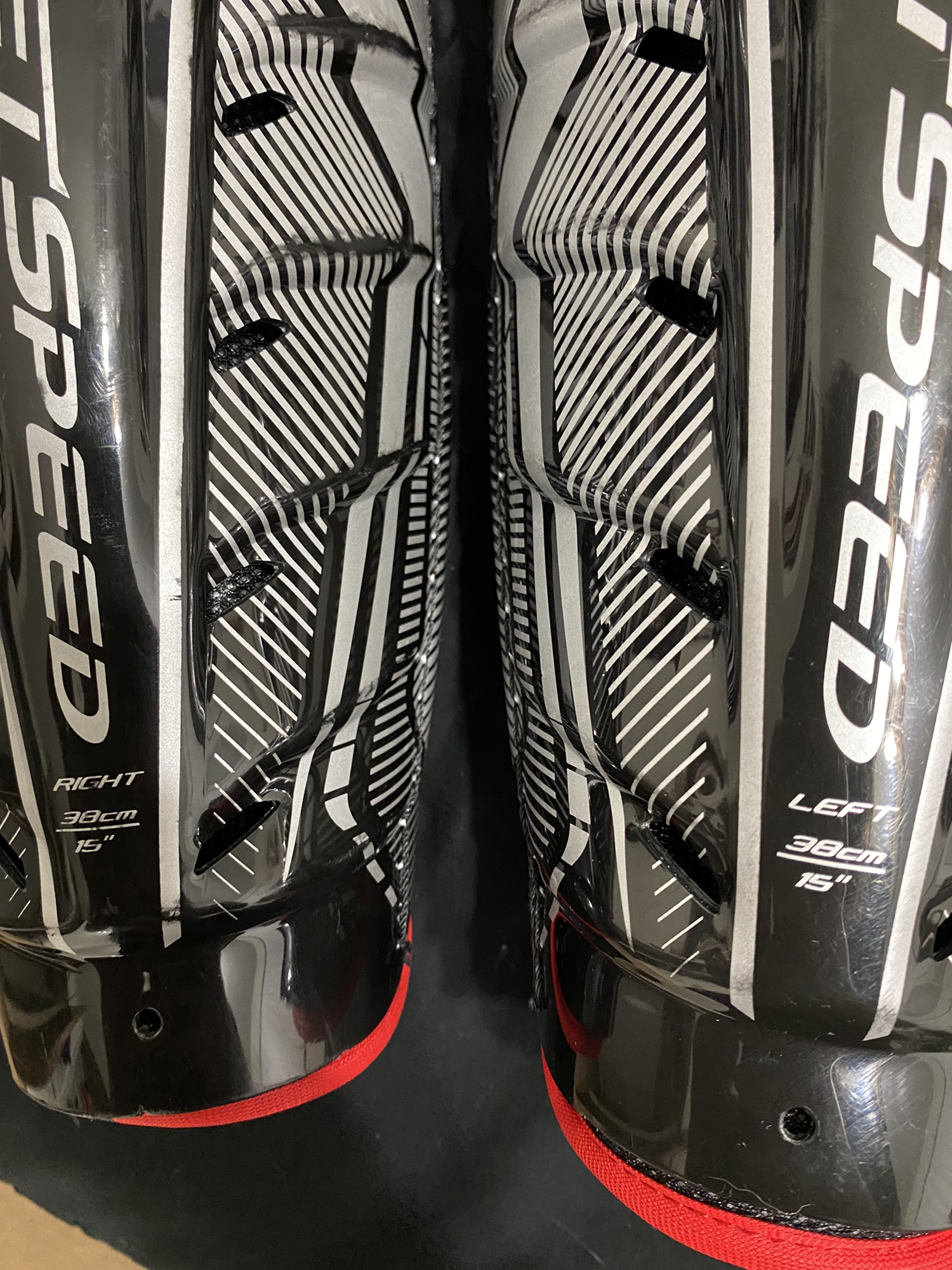 CCM JetSpeed FT350 Shin Pads SidelineSwap