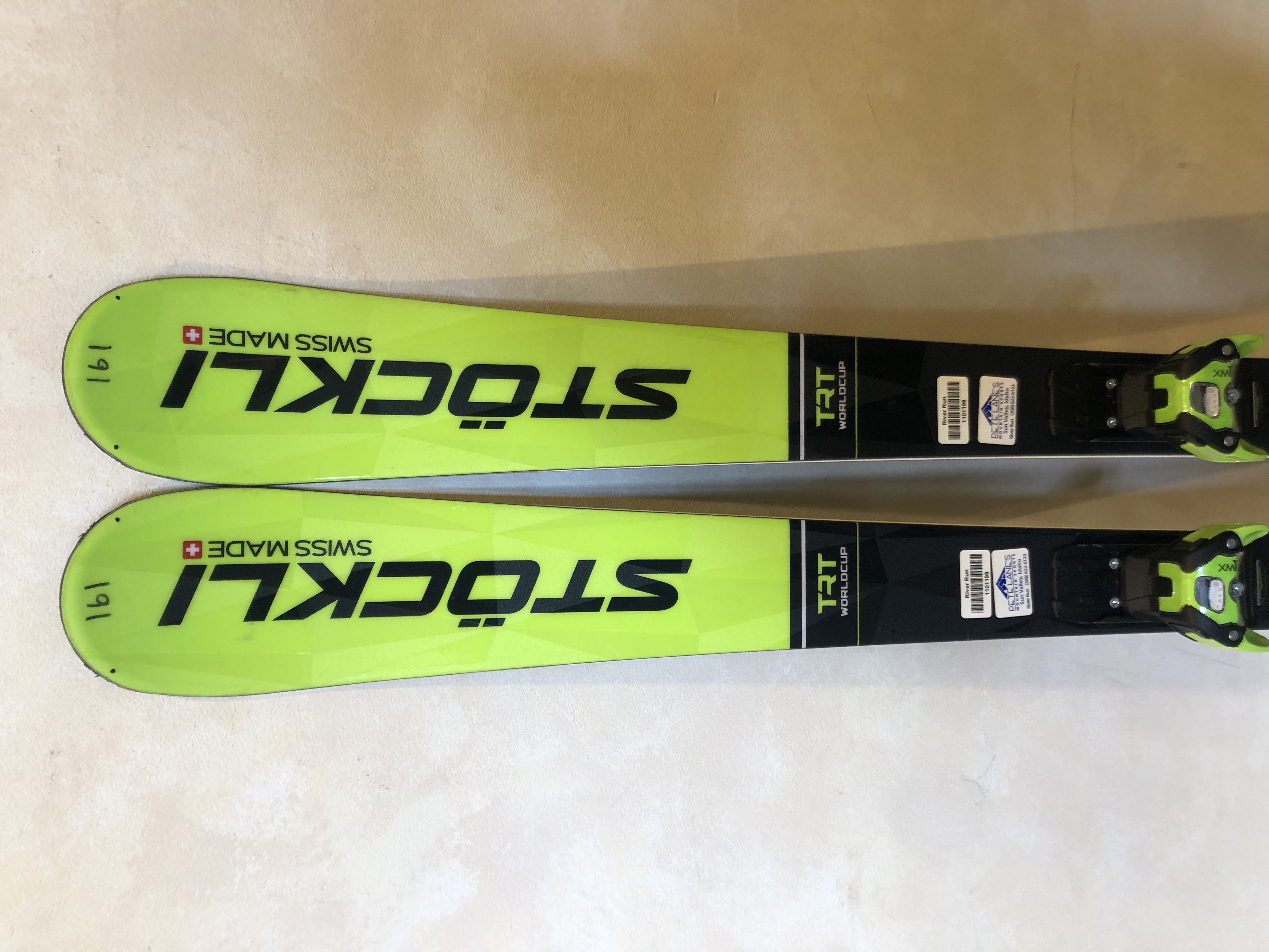 Stockli Laser AR Skis Salomon bindings 161cm (1101199) SidelineSwap