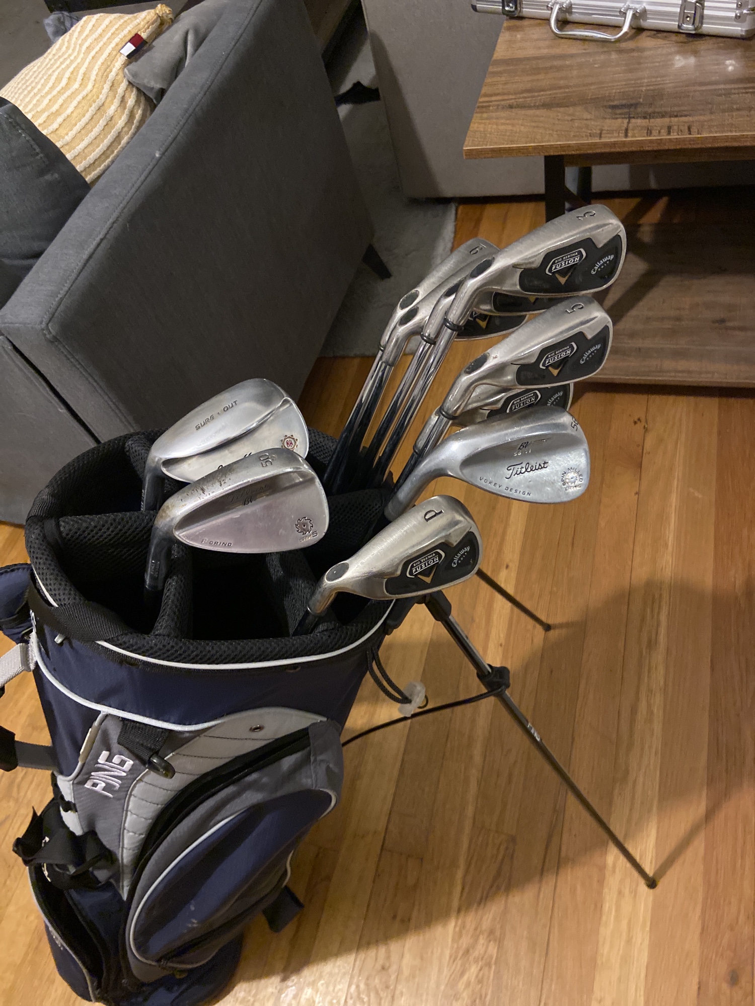 Lefty Callaway Iron Set With Titleist Wedges SidelineSwap