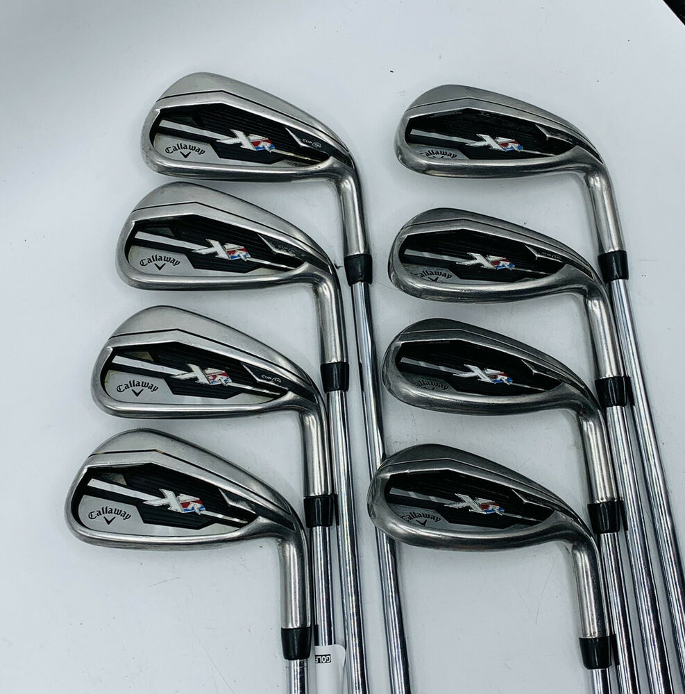 Callaway XR Irons 5SW Steel Speedstep Regular Flex RH 8pc Set