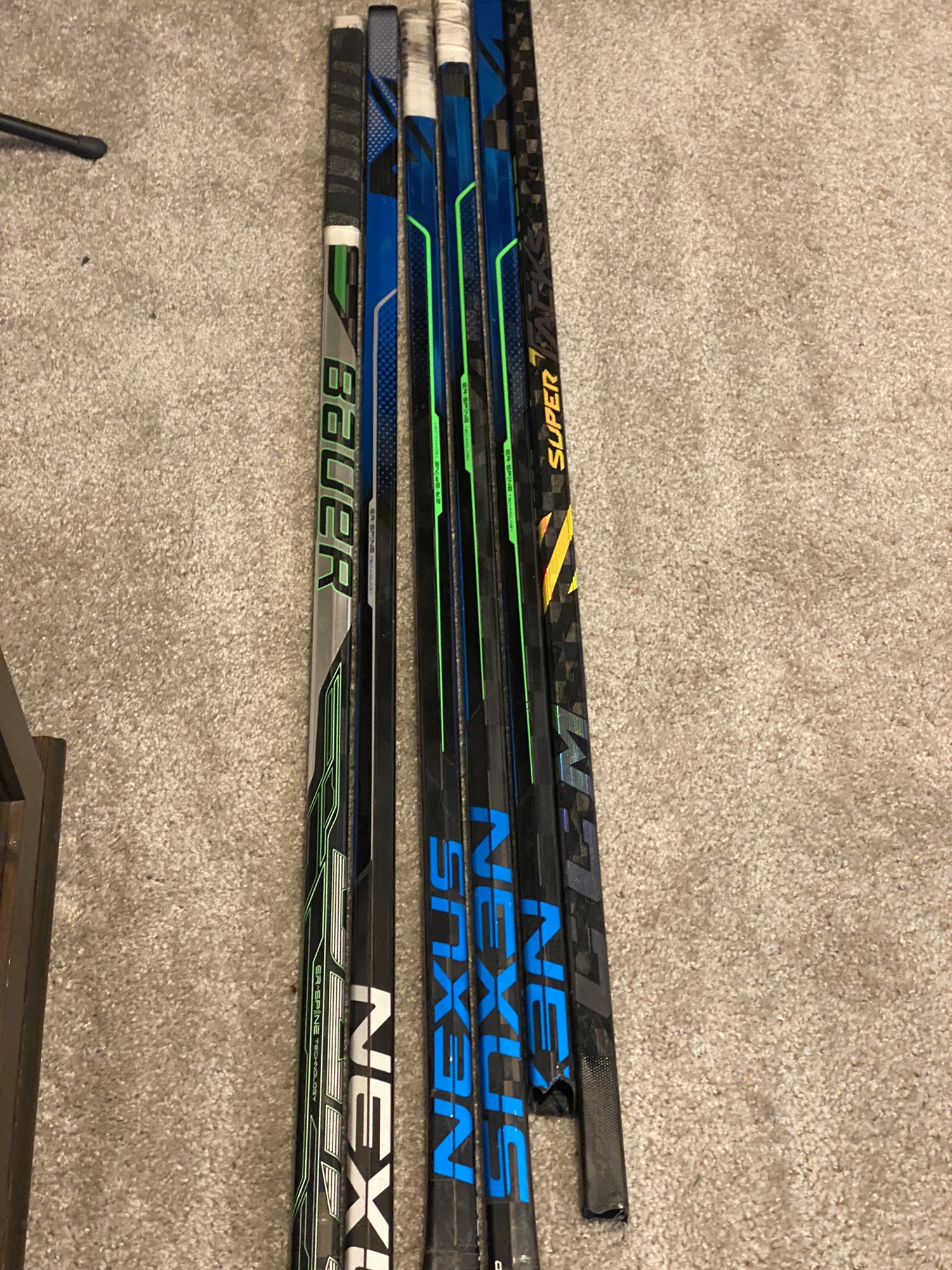 Broken hockey sticks SidelineSwap