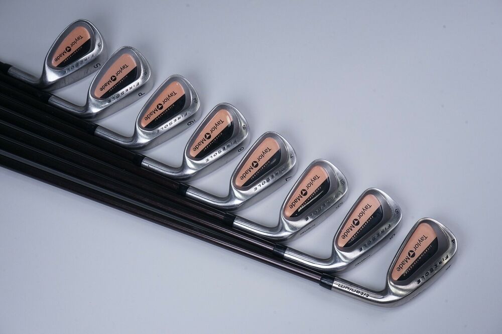 TAYLORMADE FIRESOLE 4PW SW IRON SET W/ BUBBLE L60 LADIES FLEX SHAFTS