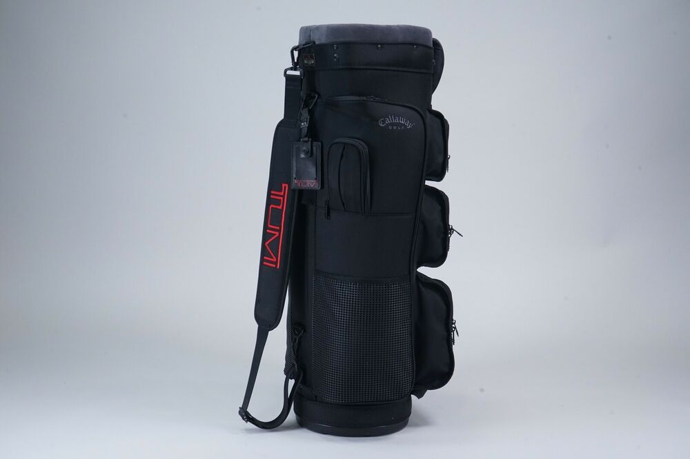 CALLAWAY GOLF TUMI 6WAY DIVIDER GOLF CART BAG, BLACK SidelineSwap