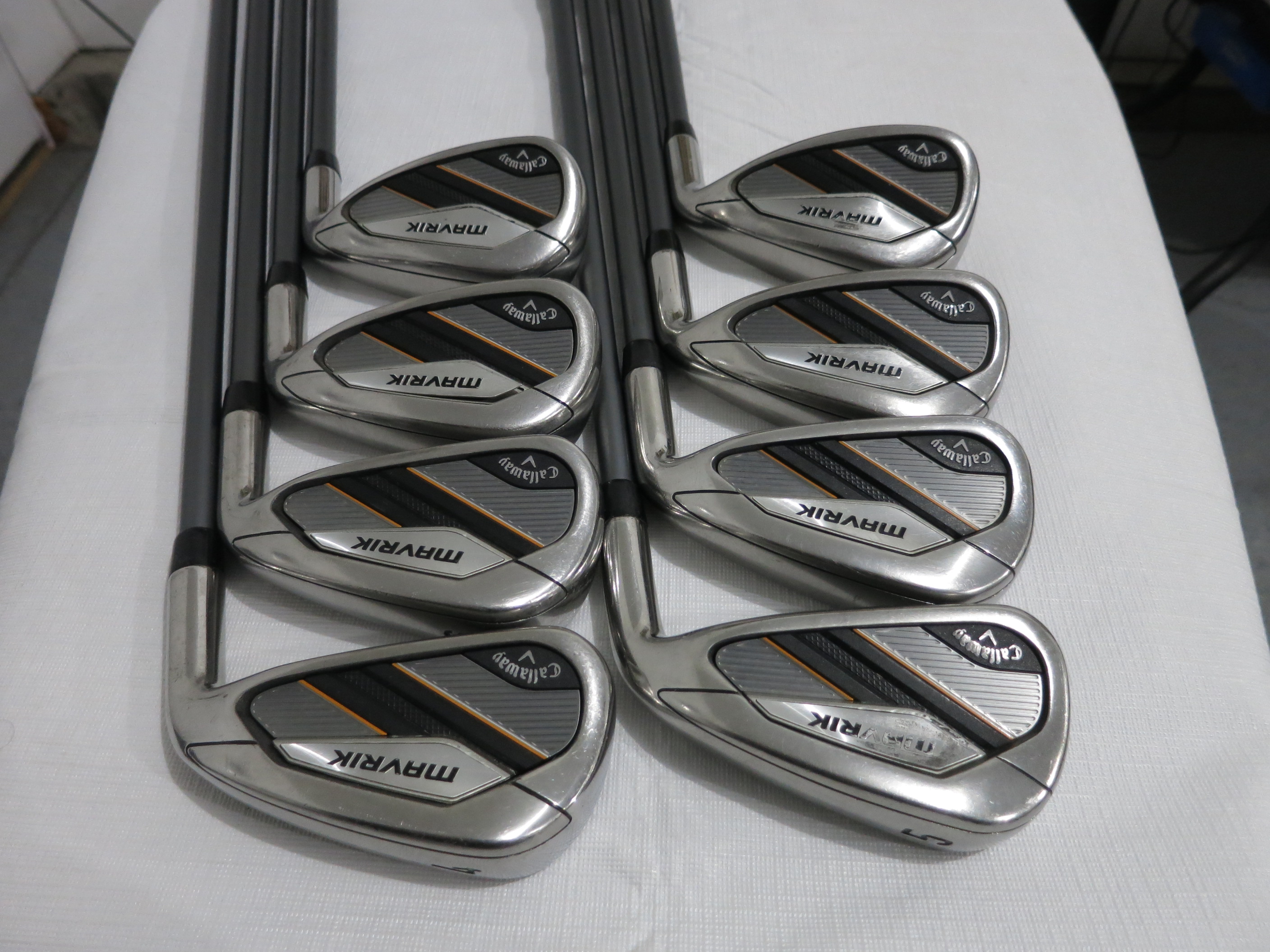 Callaway Mavrik Iron Set 4PW, AW Catalyst 65 5.5 Regular Flex