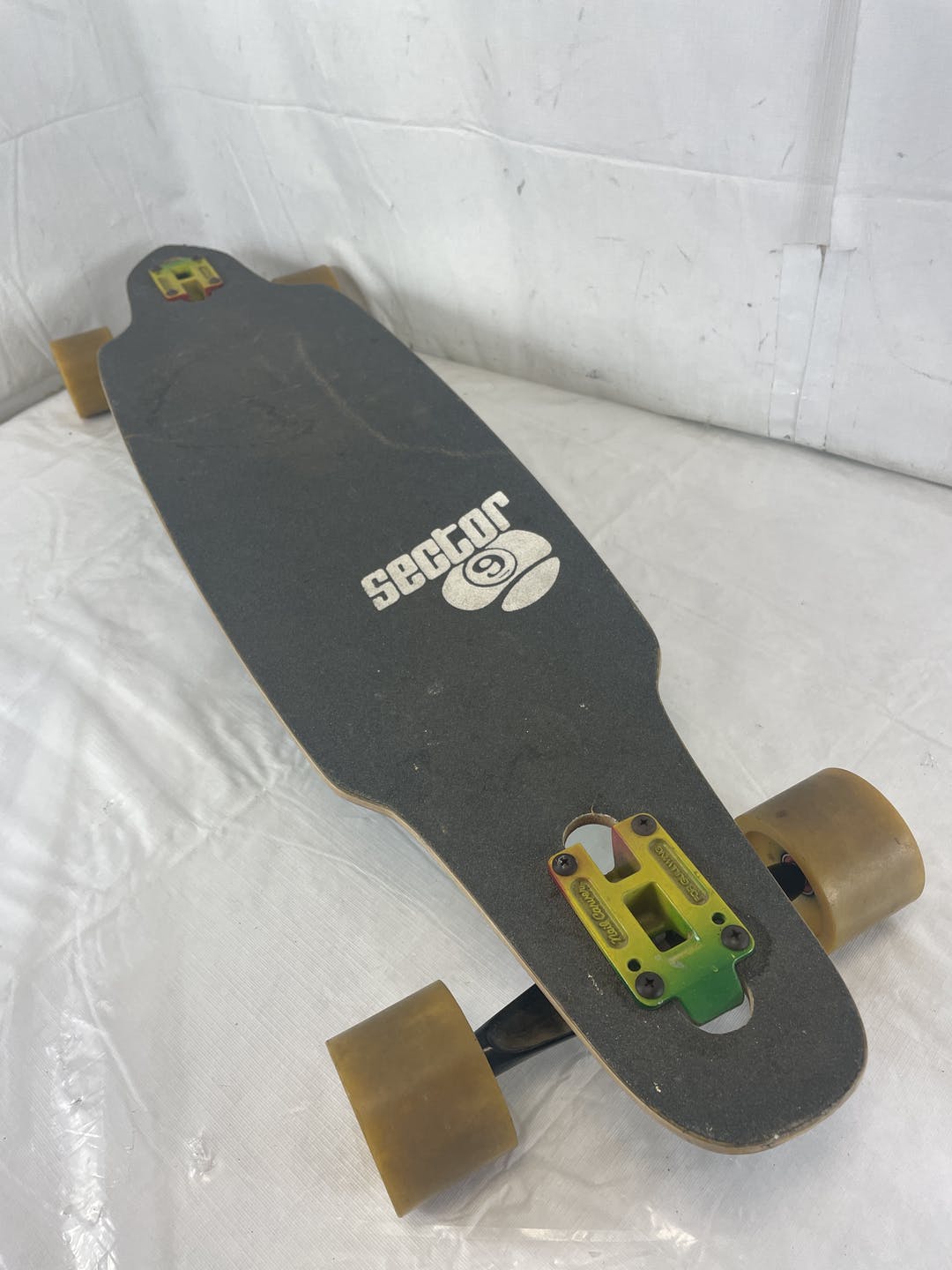 Used Sector 9 Long Skateboard Complete Drop Through 38" Longboard W Gullwing Trucks SidelineSwap