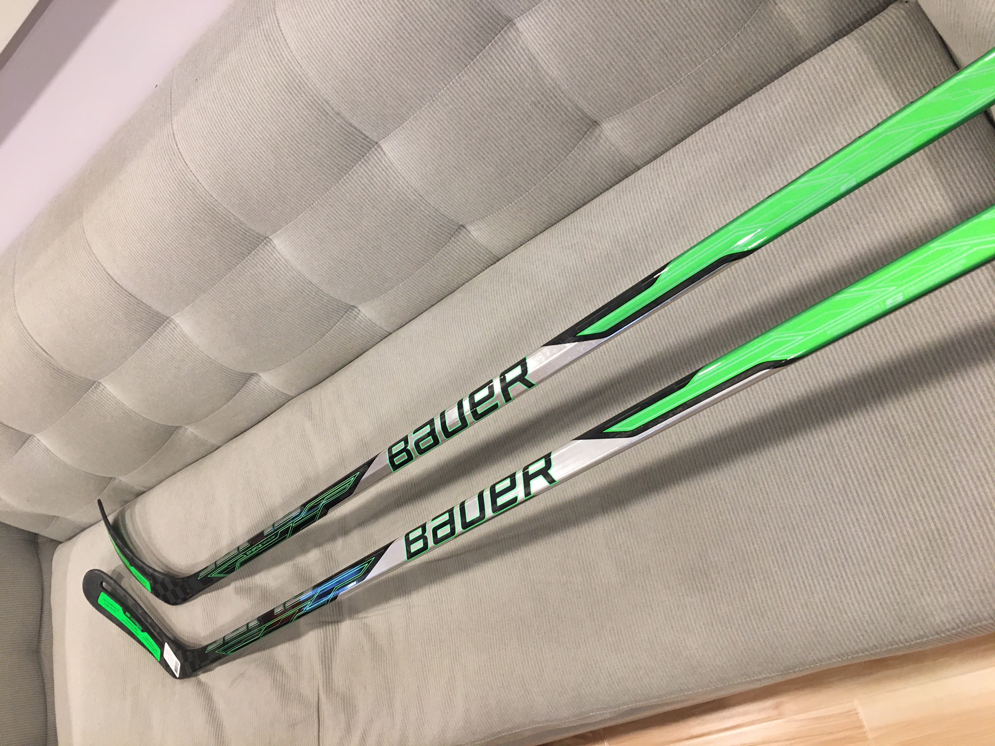 New LH Intermediate Bauer Sling P92 65 Flex ADV Hockey Stick SidelineSwap