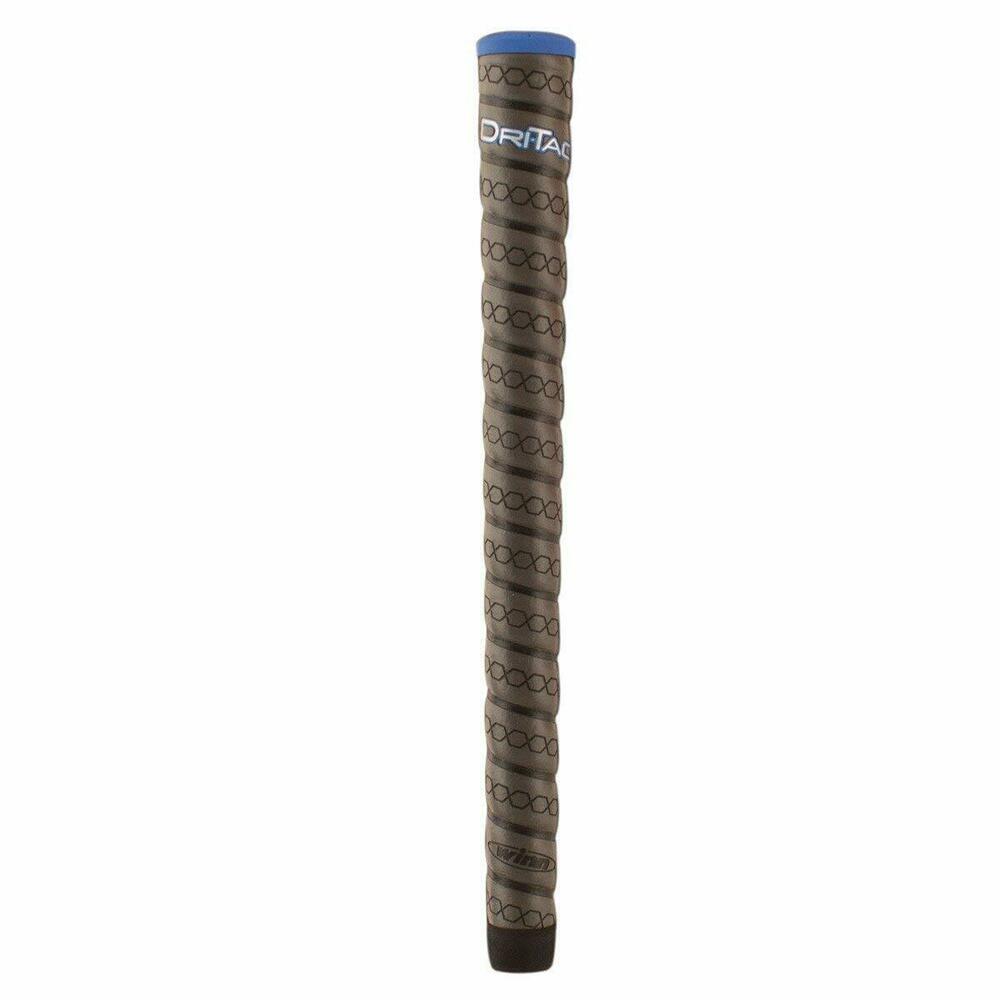 Winn DriTac Wrap Golf Grip (Midsize, +1/16", Gray, 6DTWRDG) NEW