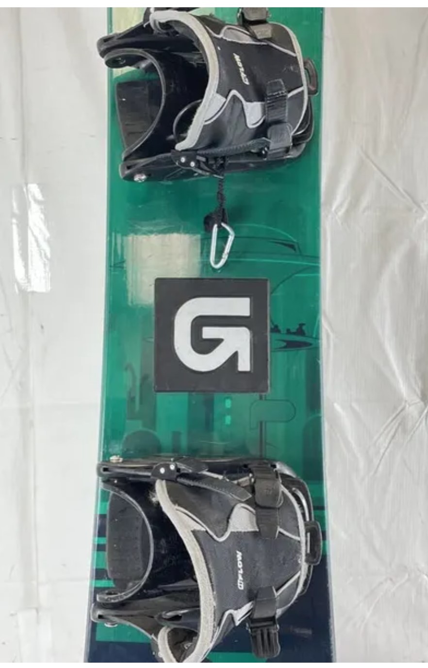 Liquid Modem 149cm Snowboard w/Bindings SidelineSwap