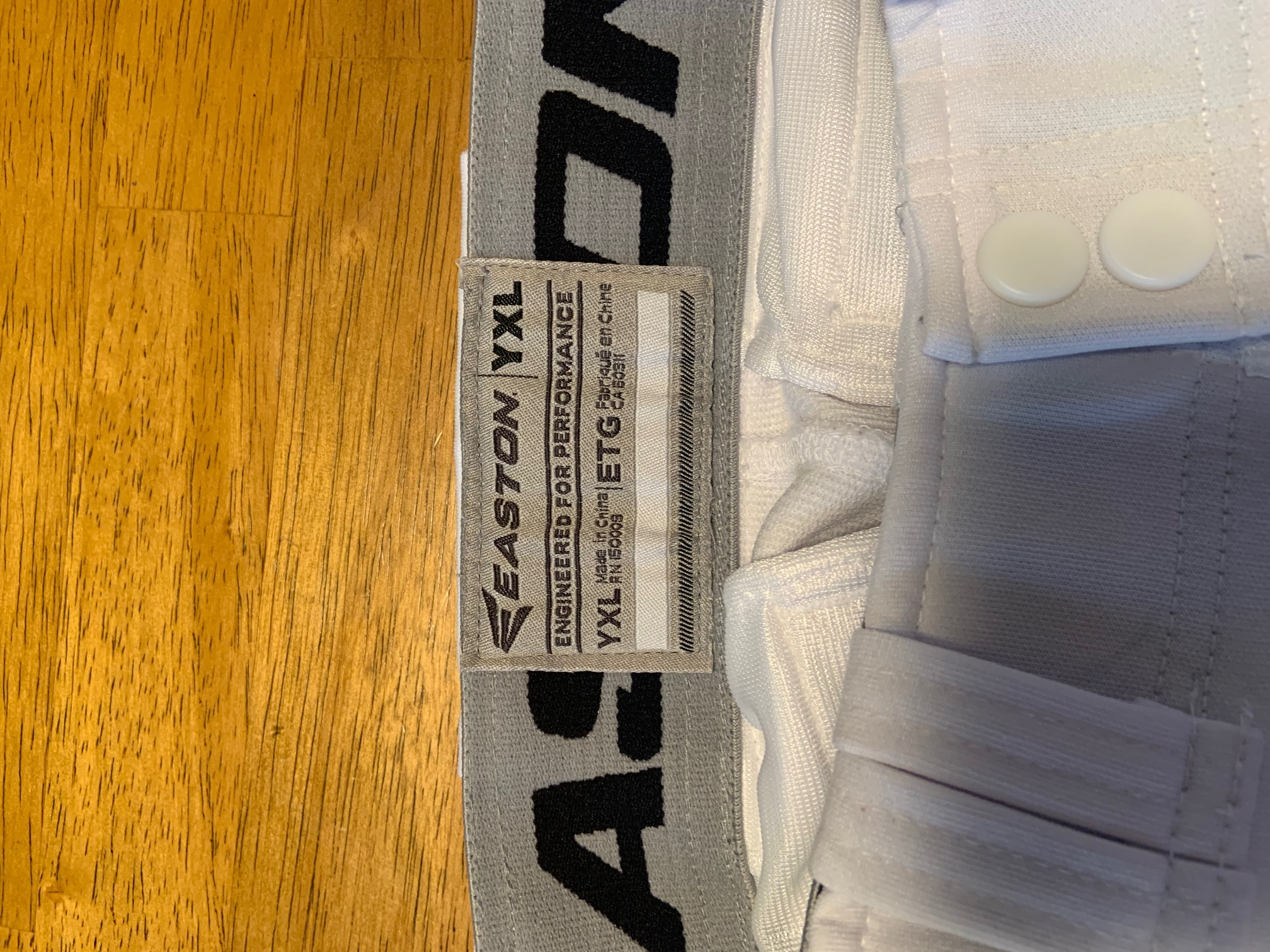 White with Blue Piping Youth Unisex XL Easton Pants Knickers SidelineSwap