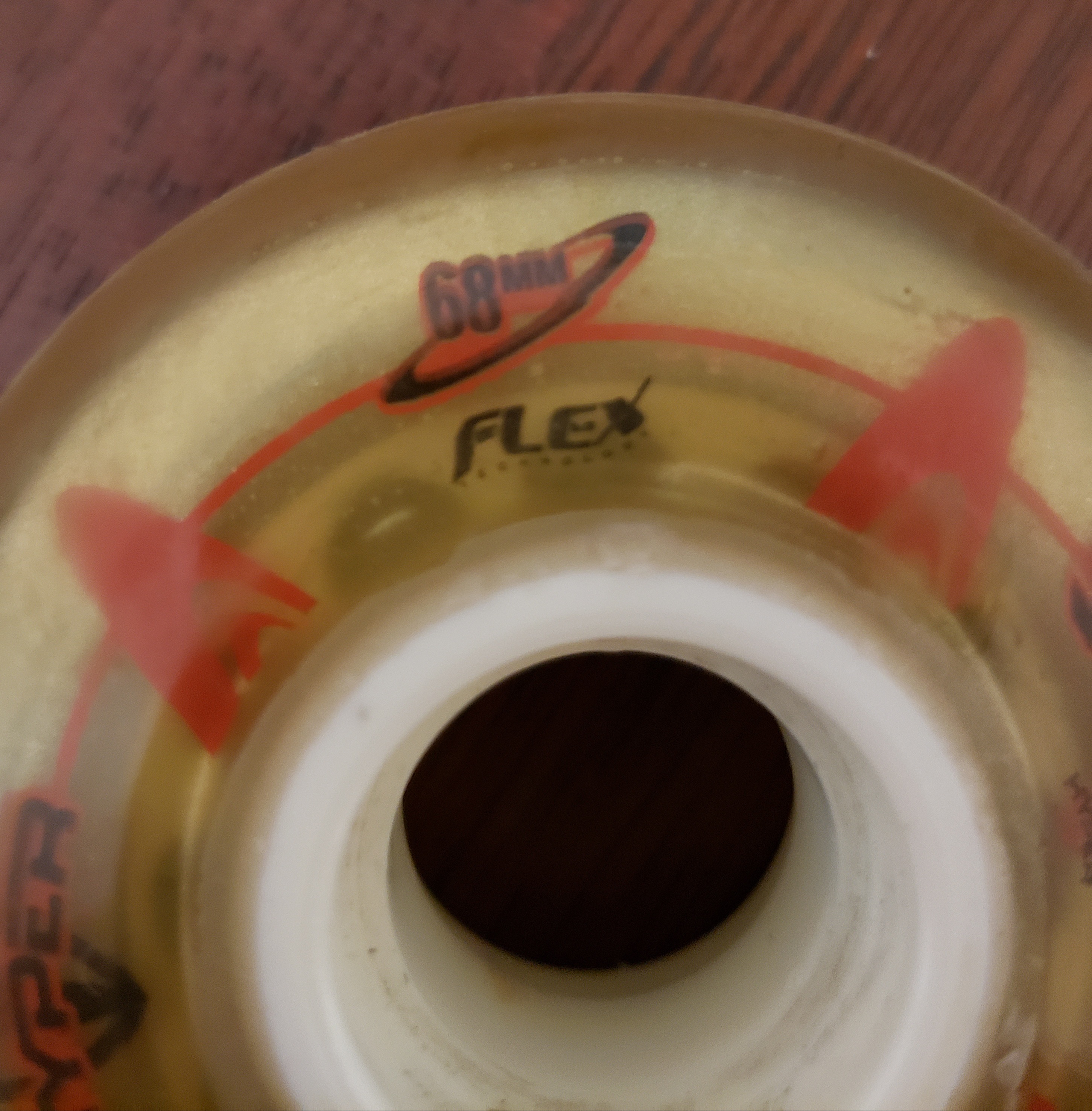 Used Hyper Inline Rollerblade Wheels 68MM SidelineSwap