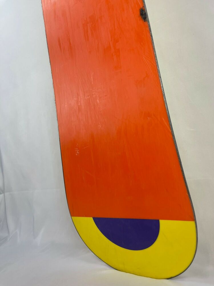 156 Burton Custom Flying V Mens Snowboard Yellow SidelineSwap