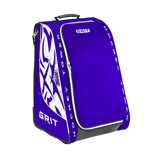 New GRIT HYSE Hockey Wheeled Tower Stand Bag 30" Toronto Blue Junior
