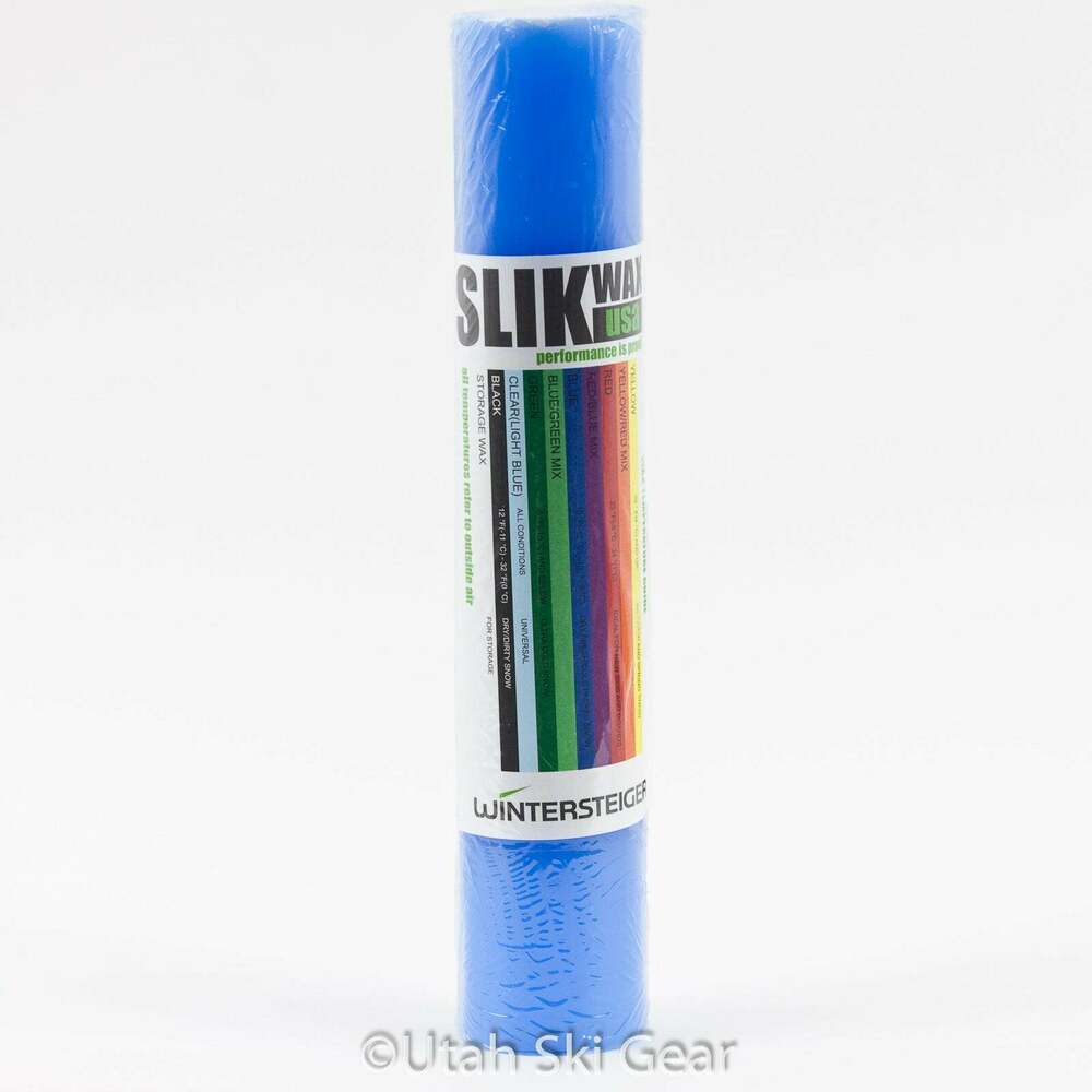 Wintersteiger Blue Slik Stick Bulk Ski Snowboard Wax Cold Snow 425g