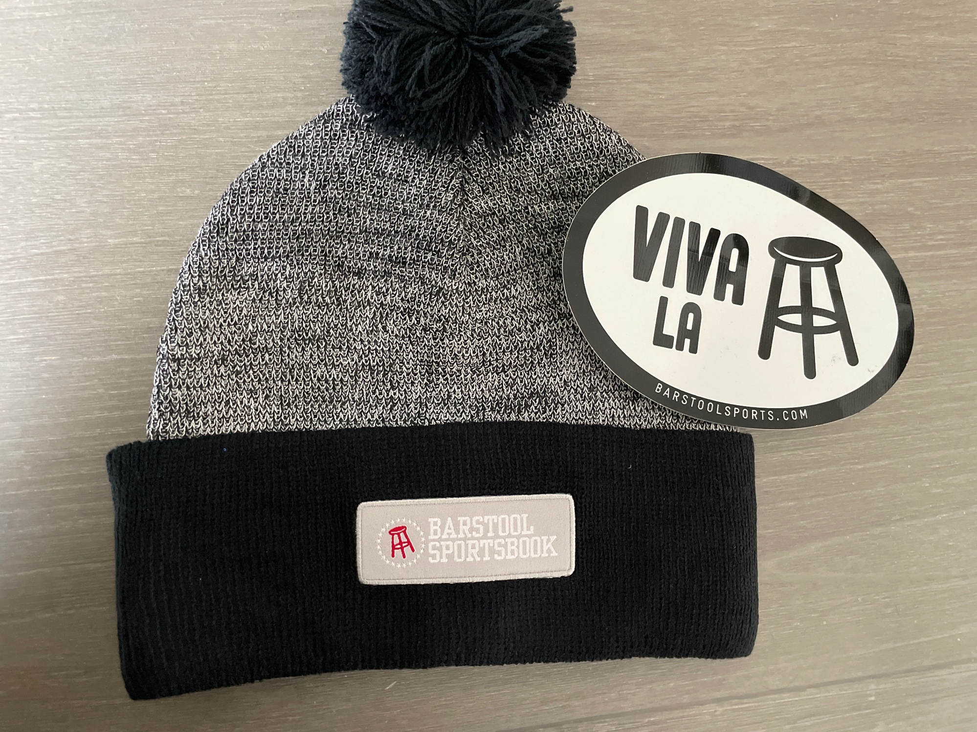 Brand New Barstool Sports Winter Hat And Sticker SidelineSwap
