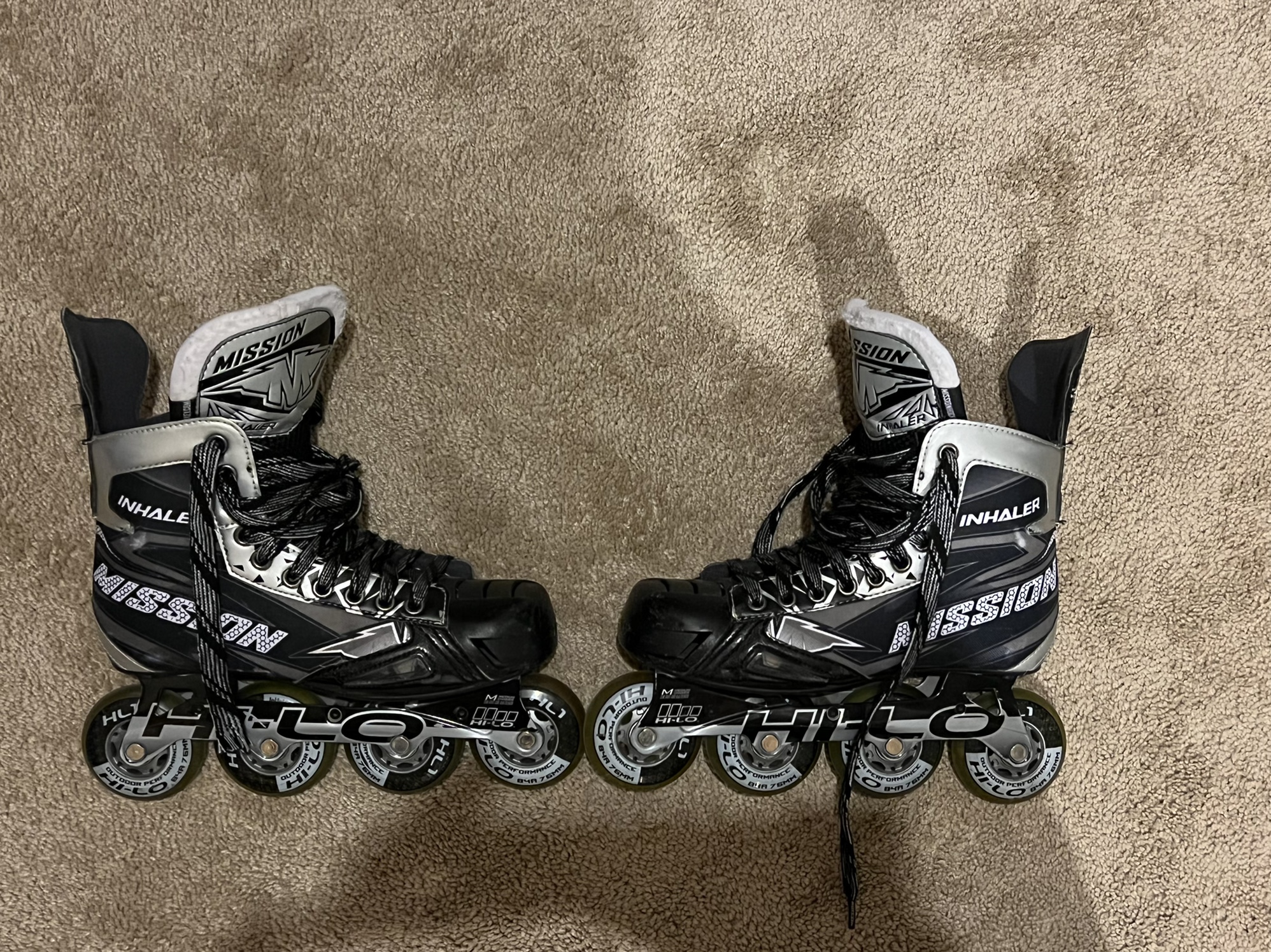 Mission Wide Width Size 7 Inhaler NLS5 Inline Skates SidelineSwap