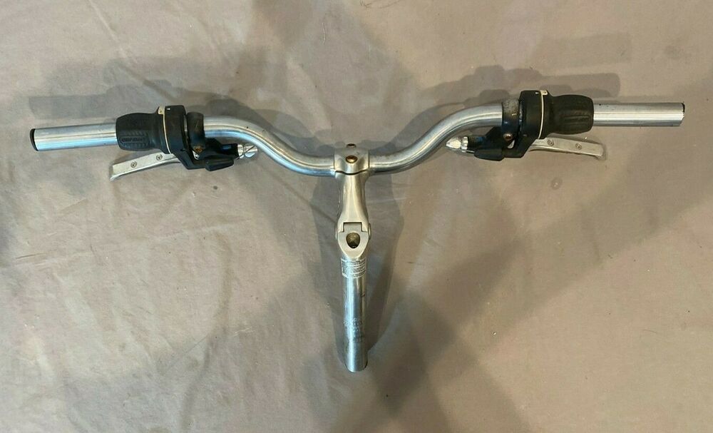 Schwinn SP HL Adjustable Angle Stem 560mm Riser Handlebar Grip Shift
