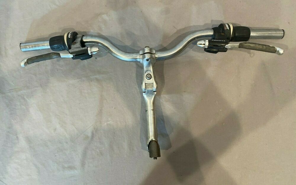 Schwinn SP HL Adjustable Angle Stem 560mm Riser Handlebar Grip Shift