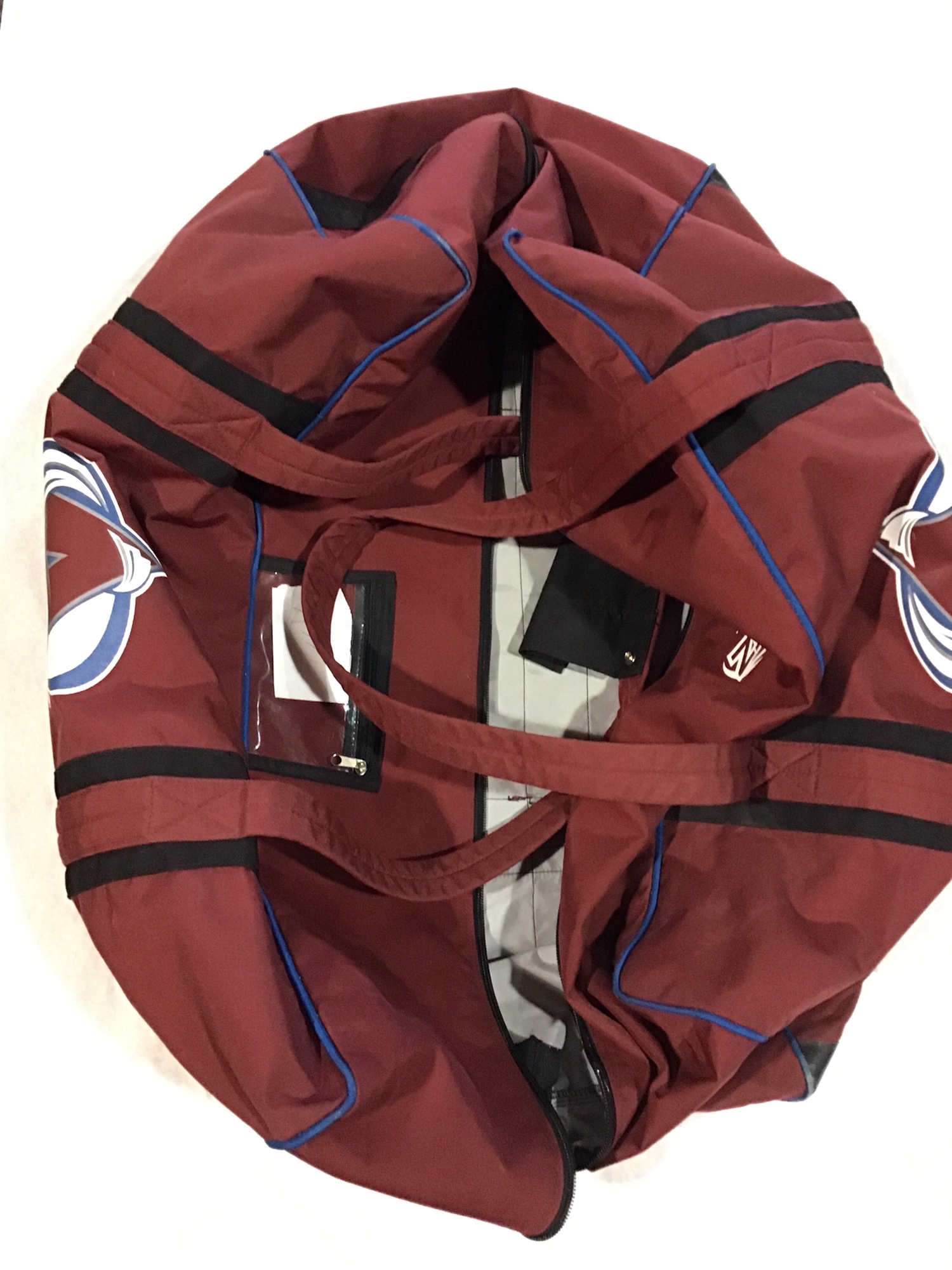 Colorado Avalanche Used Pro Stock JRZ Player Bag A19 SidelineSwap