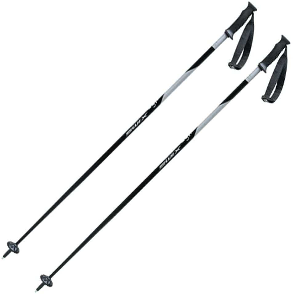 NEW SWIX 120cm Ski poles adult downhill/alpine Aluminum Pair with