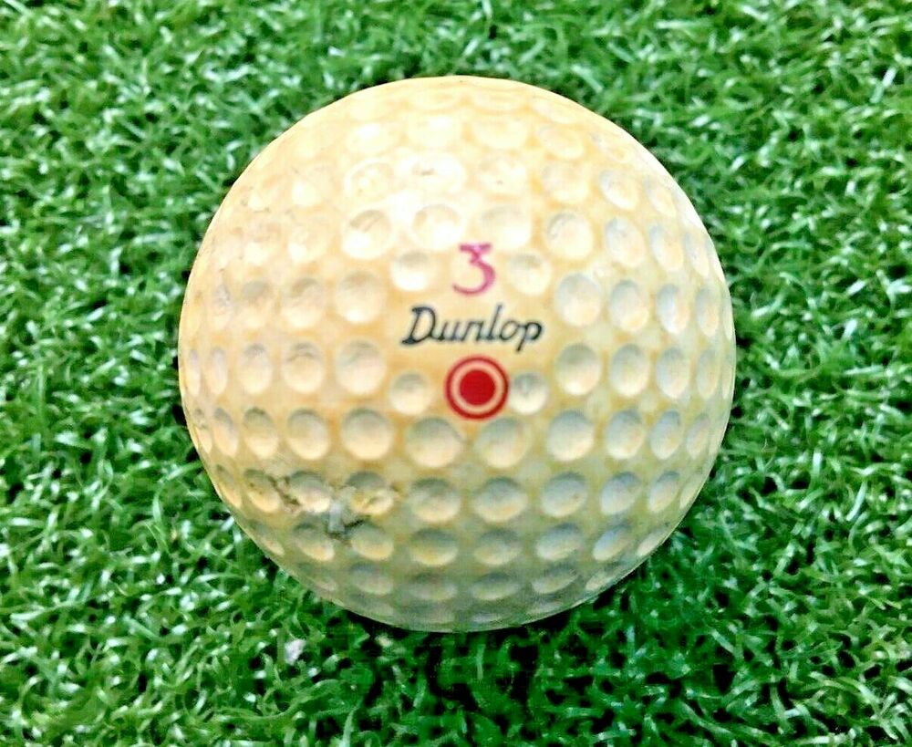 Maxfli Dunlop Red Dot 3 Golf Ball Antique Vintage 60’s Collectors Item